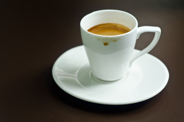 Fototapeta premium coffeea cup after finished.