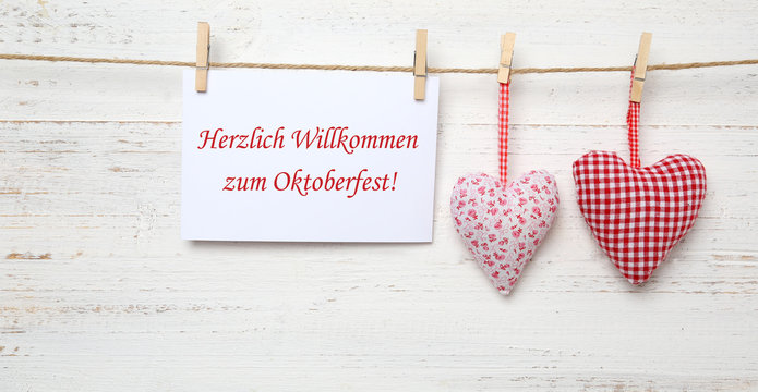 Herzlich Willkommen zum Oktoberfest