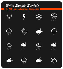 Weather simply icons