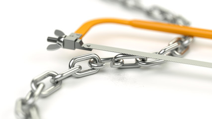 Obraz premium Breaking chains