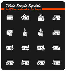 set of money icons