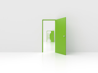 Way to the next step concept