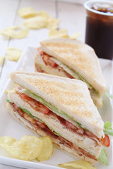 club sandwich meal