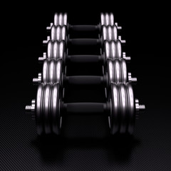 Obraz premium Dumbbells