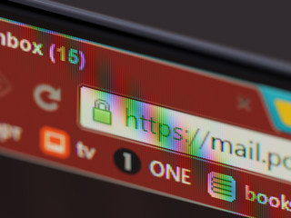Secure Connection In Abstract Browser Address Bar