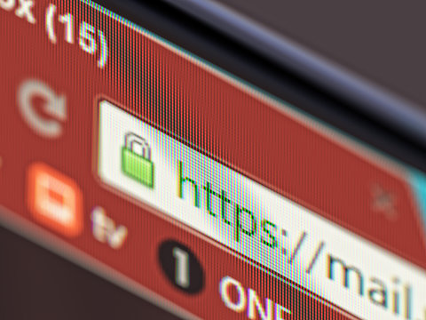 Secure Connection In Abstract Browser Address Bar
