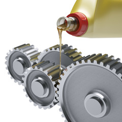 Oiling gears