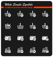 marketing and e-commerce icon set