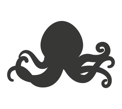 Octopus Tentacles Isolated Icon