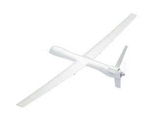 Fototapeta na wymiar Unmanned aerial vehicle isolated on white