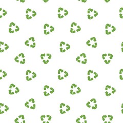 simless pattern recycle sign