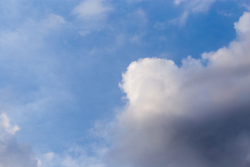 Naklejka na ściany i meble clouds in the sky as the background