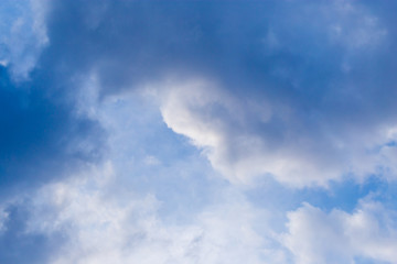 storm clouds in the sky as the background