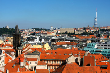 Fototapeta na wymiar Cityscape of Prague, Czech