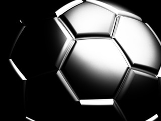 Soccer ball. 3D illustration. 3D CG. High resolution.