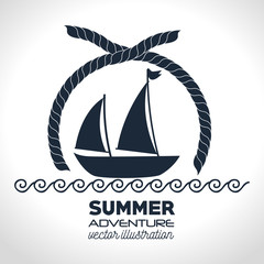 boat wood marine icon vector illustration graphic