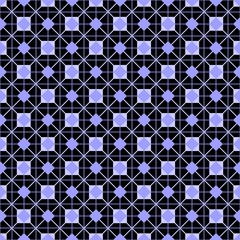 Tile vector pattern or violet blue and black wallpaper background