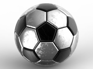 Soccer ball. 3D illustration. 3D CG. High resolution.