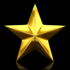 Obraz premium Shiny golden star