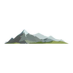 Mountain vector illustration isolated