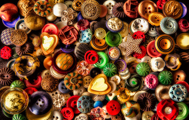 Grandma's Antique Buttons