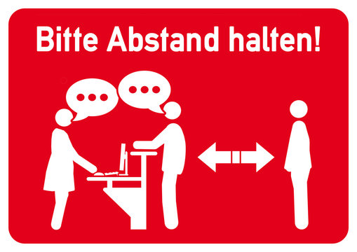 ds14 DiskretionSchild - ks133 Kombi-Schild - Beratung : Diskretion - Bitte Abstand halten - Experte stehend - DIN A2 A3 - Plakat g4686