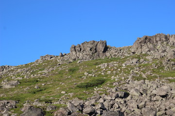 トムラウシ山の頂上