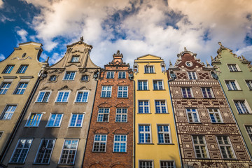 Fototapeta premium Beautiful architecture of the old town of Gdansk, Poland.