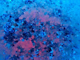 Pink and blue abstract grunge background