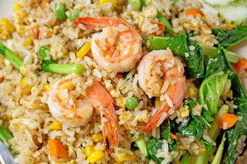 Fried rice with shrimp