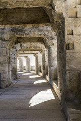 Fototapeta premium walls of famous arena in Arles