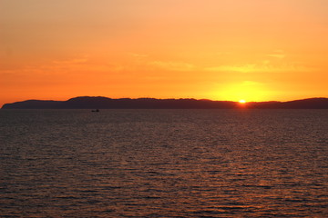 Obraz premium 日本海上の日の出