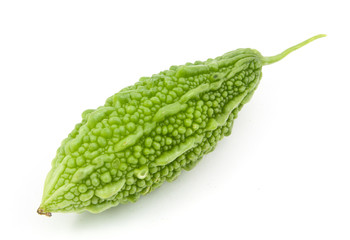 fresh bitter gourd isolated