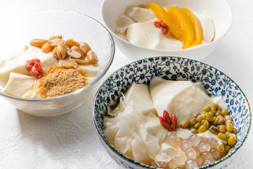 豆花　台湾スイーツ　Tofu Pudding (Toufa) Taiwanese snacks

