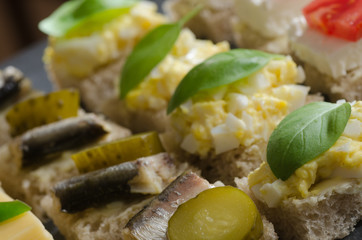 healthy mini sandwiches catering buffet