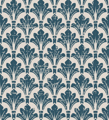 Worn out seamless background 507 vintage nature garden curve leaf
