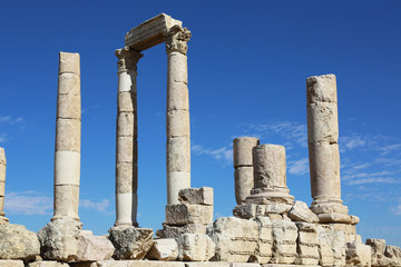 Fototapeta premium Temple of Hercules Amman Jordan