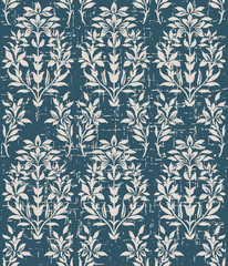 Worn out seamless background 524 vintage elegant nature garden flower leaf
