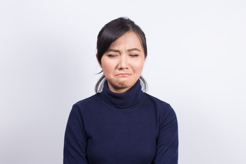 Emotional Portrait: Sad woman