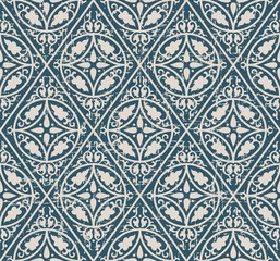 Worn out seamless background 547 vintage round curve rhomb cross flower frame
