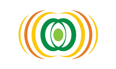 colorful circle wave logo