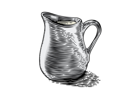 Small milk pitcher