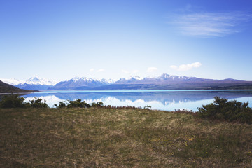 Beautiful look out point along the road to Mt Cook National Park.