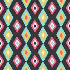 seamless pattern with ethnic motifs