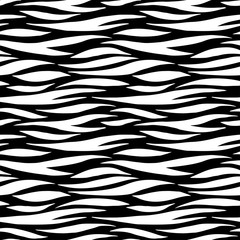 Abstract print animal striped seamless pattern