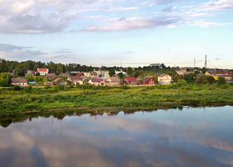 Fototapeta na wymiar River Daugava in Latvia.