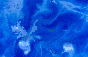 Fototapeta na wymiar Dark blue liquid background. Marbled pattern. Acrylic surface