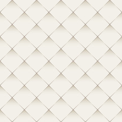 Fototapeta na wymiar Vector seamless pattern. Modern stylish texture. Repeating geometric tiles with dotted rhombus.