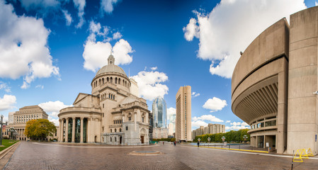 Panoramic view of First Church of Christ Scientist in Christian