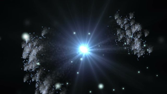 space explosion abstract light ray